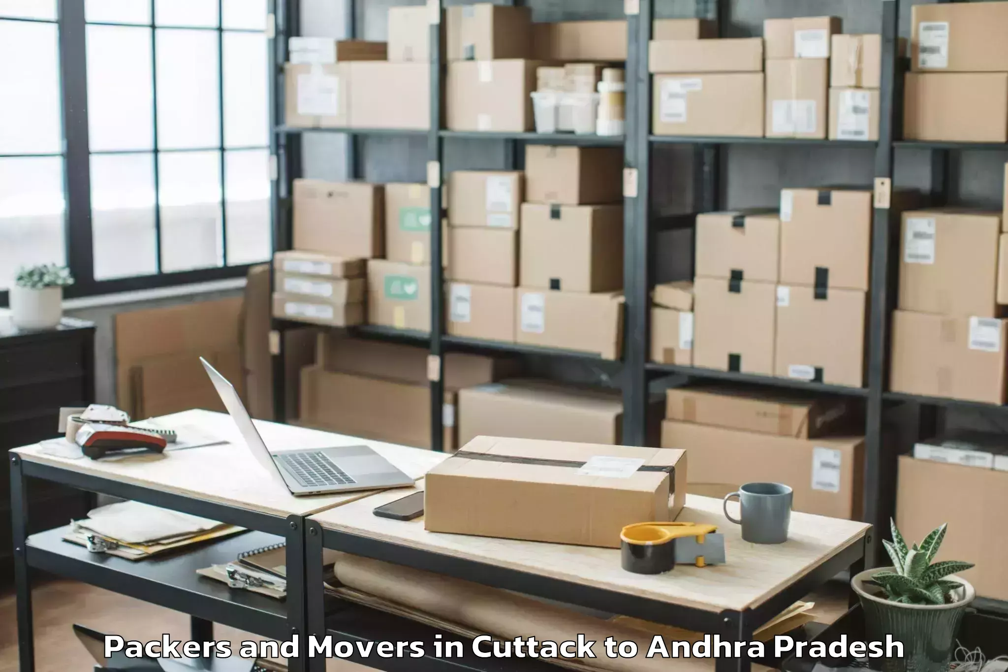 Get Cuttack to Sambepalli Packers And Movers